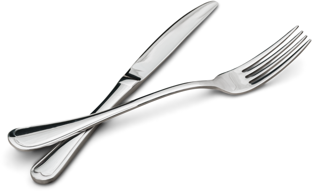arranging fork and knife